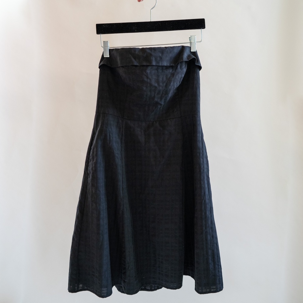 Banana Republic Strapless Black Dress 100% Cotton